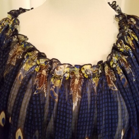 Ultra Pink sheer blue black elastic waist NWOT XL - Picture 2 of 6